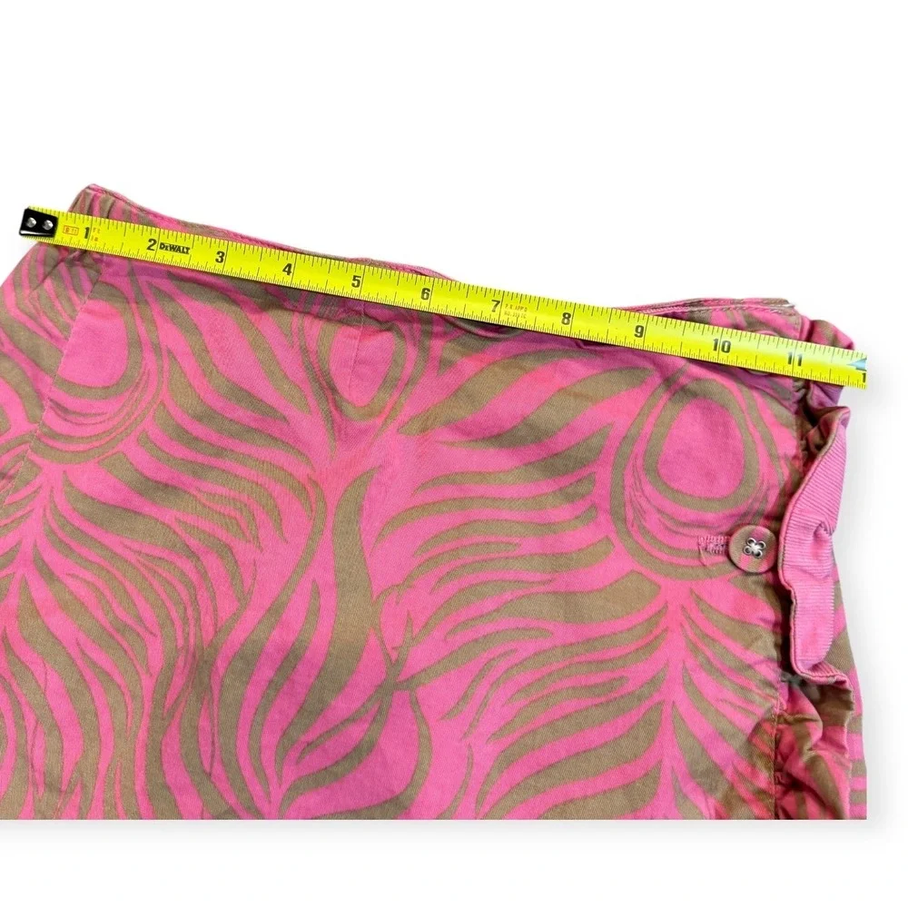 Lilly Pulitzer Reversible Girls Pink Corduroy Skirt Ruffle Hem Size 7‎